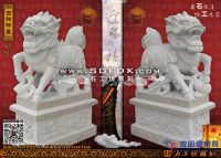 石雕招財麒麟/瑞獸石麒麟擺件